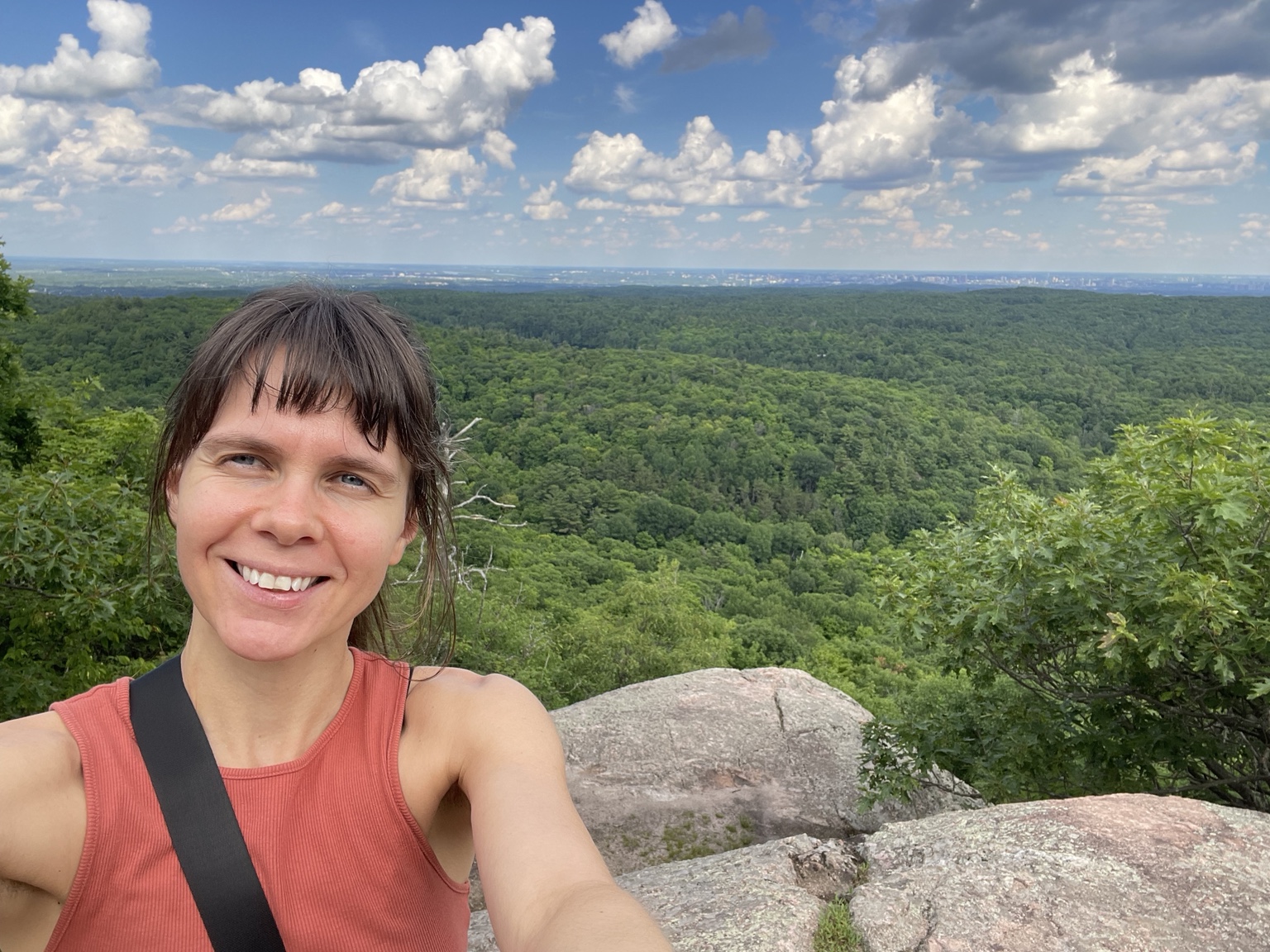 Rozalia in nature reflecting on holistic wellness and lifelong learning